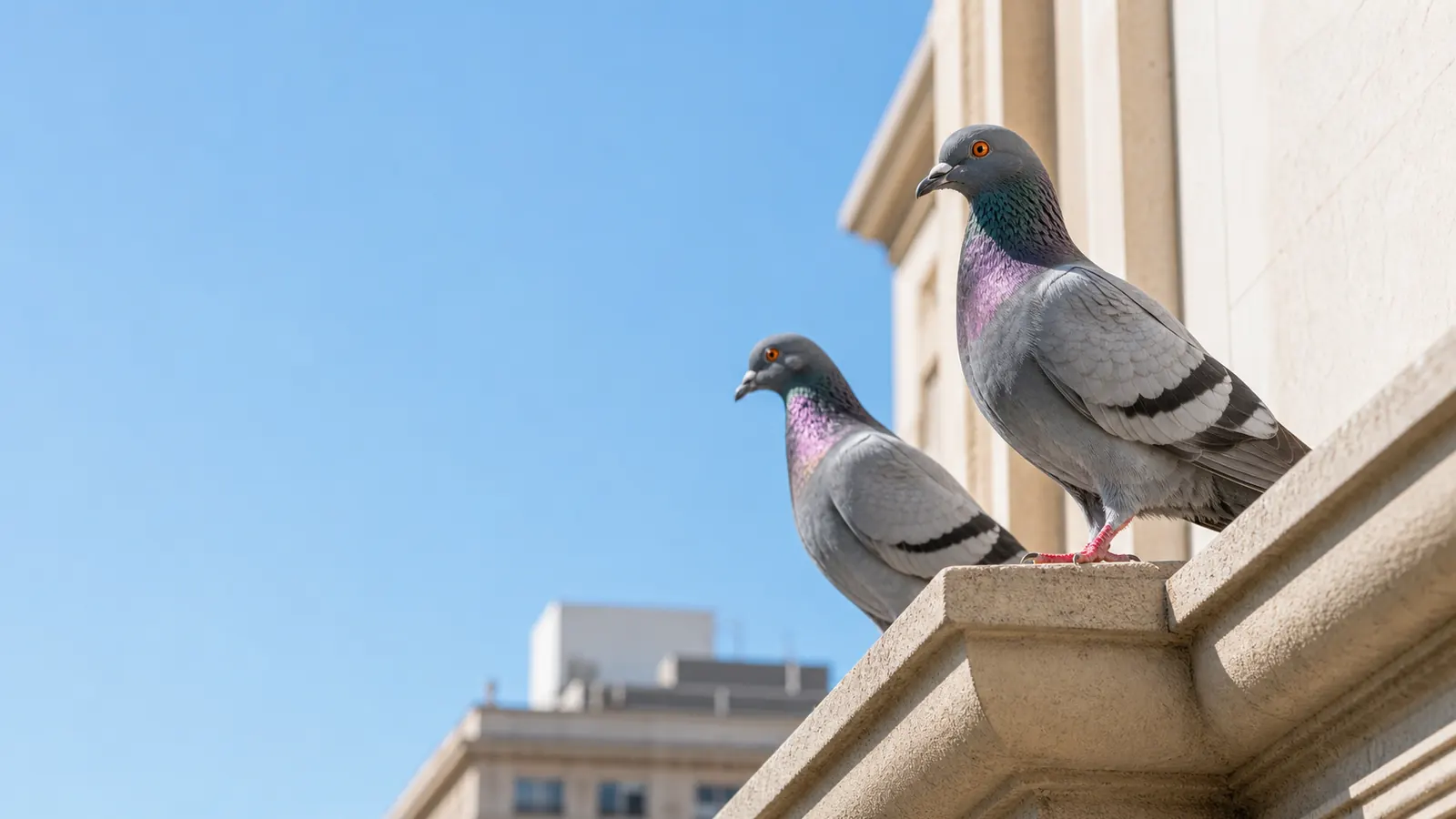 Palomas y aves en Valencia